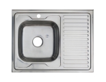 Мойка для кухни MELANA 8060 L 0,8/180 накладная прямоугольная левая