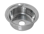 Мойка для кухни MELANA 510 0,8/180 врезная круглая с сифоном