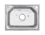 Мойка для кухни MELANA 6045 0,8/210 врезная прямоугольная с сифоном