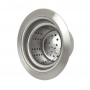 Мойка для кухни Santrek Aqua 65х48х22 (3.0) 1,5 чаши, сатин, сталь нерж, сифон, дозатор, коландер