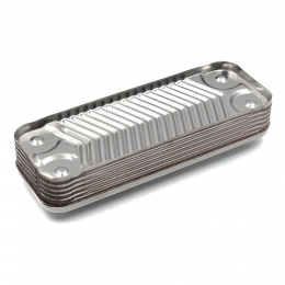 Теплообменник ГВС Baxi, Westen, 156 мм, 12 пл., Zilmet ZB 207