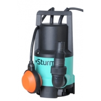 Насос 350Вт,116 л/мин погружной дренажный Sturm!, напор 6м, с поплавком