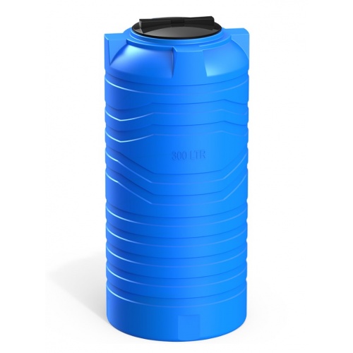 Емкость цилиндрическая узкая N 300 литров (голубой) Polimer Group купить в интернет магазине Санрай73