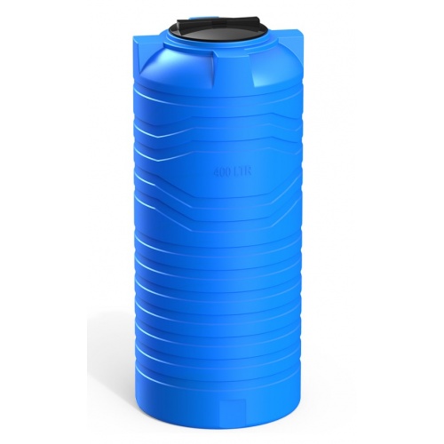 Емкость цилиндрическая узкая N 400 литров (голубой) Polimer Group купить в интернет магазине Санрай73
