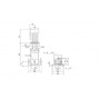 Насос поверхностный вертикальный многоступенчатый Grundfos CR 1-36