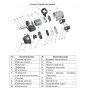 Насос LKJ-1301S поверхностный самовсасывающий LEO