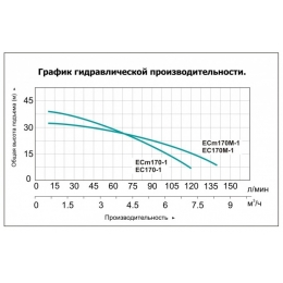 Насос ECm170-1 поверхностный центробежный LEO