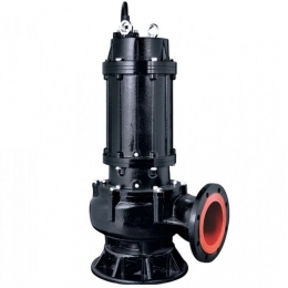 Насос 100WQ65-15-5.5(4Р) фекальный LEO, крыльчатка чугун