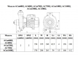 Насос ACm110B2 поверхностный центробежный LEO