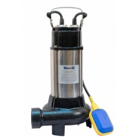 Насос V1100DF фекальный Vodotok с поплавком, стальной нож, вал из нержавеющей стали