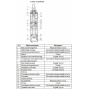 Насос 3QGD 1.2-50-0.37 скважинный винтовой Vodotok