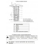 Насос БЦПЭ-ГВ-100-0,5-25м-Ч скважинный центробежный Vodotok для грязной воды