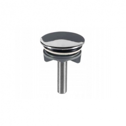 Заглушка для раковины d50 мм хром