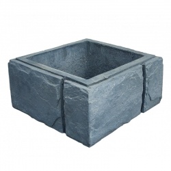 Блок столба 360х360 (квадратный) №17 черный