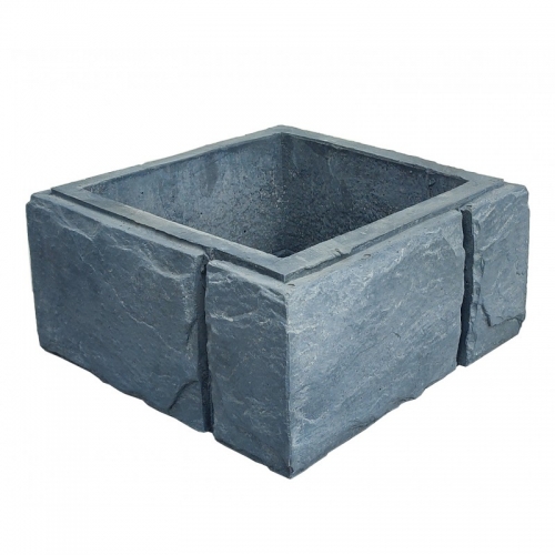 Блок столба 360х360 (квадратный) №17 черный купить в интернет магазине Санрай73