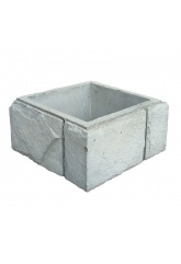 Блок столба наборный 360x360x180 №0 серый
