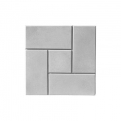 Квадрат "Калифорния шагрень" 300х300х30 №0 серый