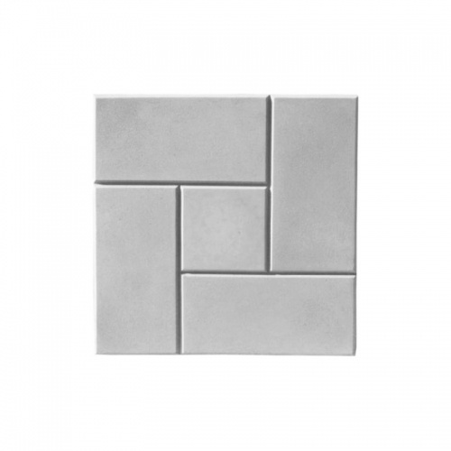 Квадрат "Калифорния шагрень" 300х300х30 №0 серый купить в интернет магазине Санрай73