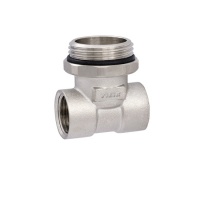 Тройник коллекторный 1"нр  х 1/2"вр  х 1/2"вр Vieir