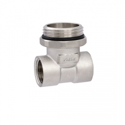 Тройник коллекторный 1"нр  х 1/2"вр  х 1/2"вр Vieir