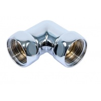 Угловое соединение 1"вр х 1"вр Vieir хром для полотенцесушителя