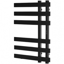 SHQ-N2QQ-007050 STOUT полотенцесушитель элекрический NEOSOUL quadro 70*50 Черный матовый
