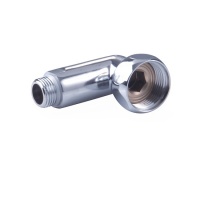 Угловое соединение 1"вр х 1"нр Vieir хром для полотенцесушителя