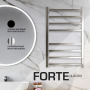 Полотенцесушитель STOUT электрический FORTE quadro 80*50 Полированный