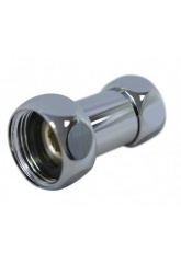 Прямое соединение 1"вр х 1/2"вр хром для полотенцесушителя