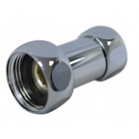 Прямое соединение 1"вр х 1/2"вр хром для полотенцесушителя