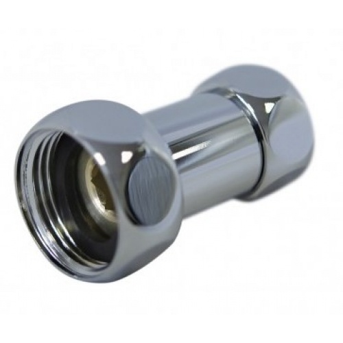 Прямое соединение 1"вр х 1/2"вр хром для полотенцесушителя купить в интернет магазине Санрай73