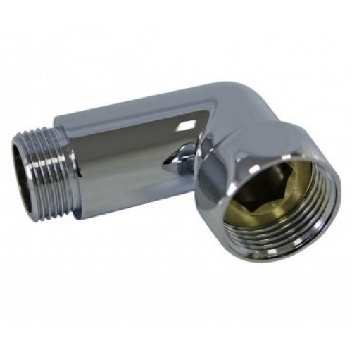 Угловое соединение 1"вр х 3/4"нр хром для полотенцесушителя купить в интернет магазине Санрай73