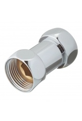 Прямое соединение 1"вр х 1"вр Vieir хром для полотенцесушителя