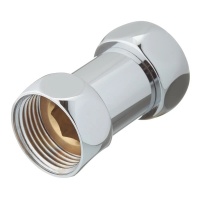 Прямое соединение 1"вр х 1"вр Vieir хром для полотенцесушителя