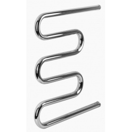 Полотенцесушитель 50х40, 1" Аквадрайв 5М-образный водяной