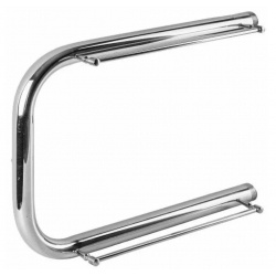 Полотенцесушитель 32х50, 1" Аквадрайв П-образный водяной с полочками