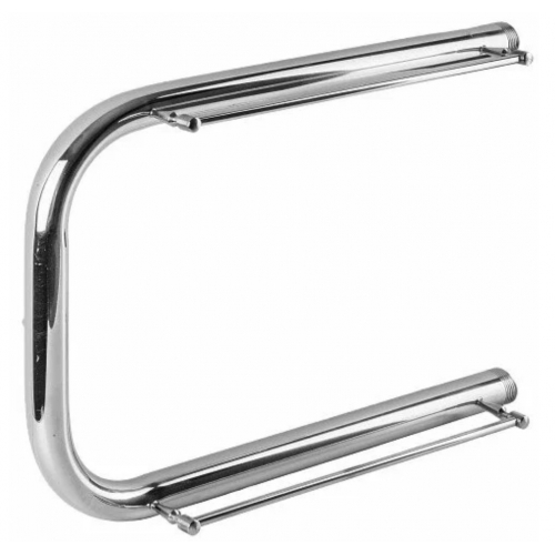 Полотенцесушитель 32х50, 1" Аквадрайв П-образный водяной с полочками купить в интернет магазине Санрай73