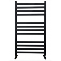 Полотенцесушитель 100/50/56 НИКА MODERN ЛМ6 водяной нижнее подключение, черный матовый