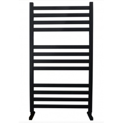 Полотенцесушитель 100/50/56 НИКА MODERN ЛМ6 водяной нижнее подключение, черный матовый