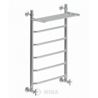 Полотенцесушитель 80/50 НИКА TRAPEZIUM ЛТ ВП водяной нижнее подключение, с полочкой