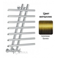 Полотенцесушитель 60/10/40 НИКА BAMBOO ЛБ7 водяной нижнее подключение, бронза