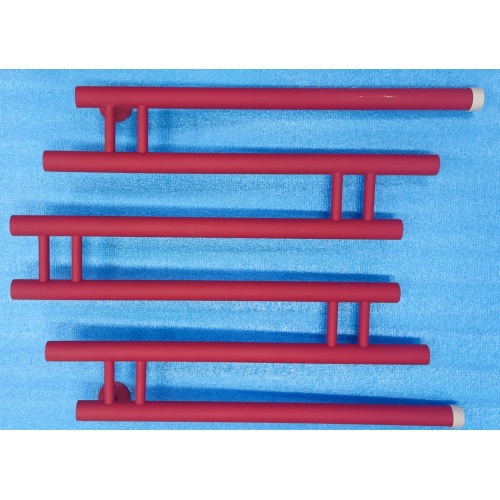 Полотенцесушитель 50/60 НИКА ECON/SIMPLE ПМ4 водяной боковое подключение, Муар Флейм красный, Уценка купить в интернет магазине Санрай73