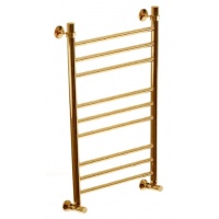 Полотенцесушитель 80/50 НИКА CLASSIC ЛП (г2) водяной нижнее подключение, Люкс, матовое золото