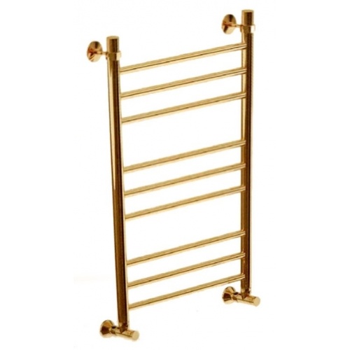 Полотенцесушитель 80/50 НИКА CLASSIC ЛП (г2) водяной нижнее подключение, Люкс, матовое золото купить в интернет магазине Санрай73