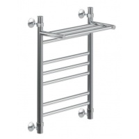 Полотенцесушитель 60/40 НИКА CLASSIC ЛП (г) ВП водяной боковое левое подключение 50 см, с полочкой