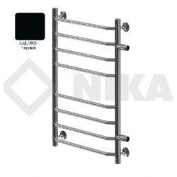 Полотенцесушитель 80/40 НИКА TRAPEZIUM ЛТ (г) водяной боковое подключение 50 см, матовый черный