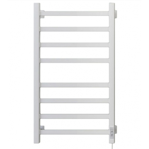 Полотенцесушитель 80/40 Ника STEP 1 U электрический белый, правый тэн, с греющим кабелем купить в интернет магазине Санрай73