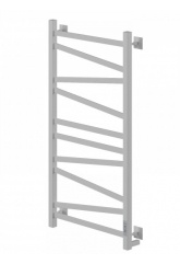 Полотенцесушитель 100/50 Ника STEP 4 (У) электрический белый, правый  тэн, с греющим кабелем