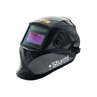 Маска сварщика Sturm! "Хамелеон" 93x43мм,DIN 4/5-9/9-13, 1/30000сек,4 рег,тест фильтра