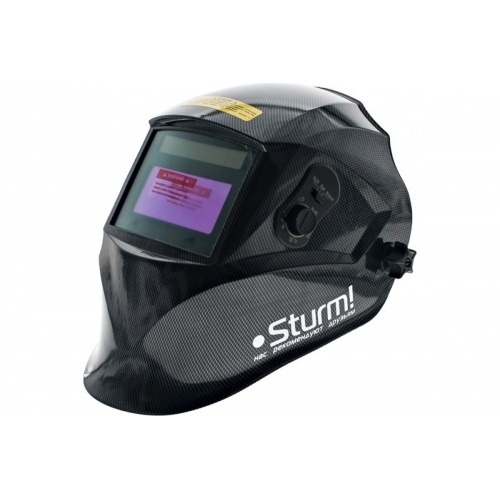 Маска сварщика Sturm! "Хамелеон" 93x43мм,DIN 4/5-9/9-13, 1/30000сек,4 рег,тест фильтра купить в интернет магазине Санрай73